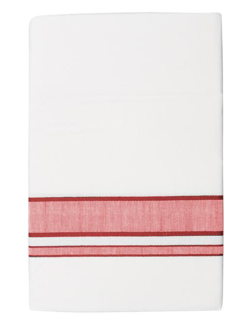 traditional men's 2 mtr white dhoti - 18138092 - Very Small Image - 1