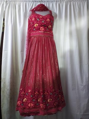 lehenga red - 18138192 - Very Small Image - 1