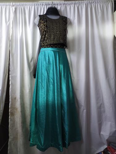 lehenga blue and black - 18138212 - Very Small Image - 1