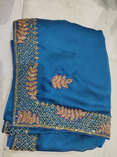handwork saree - 18138267 - Very Small Image - 1
