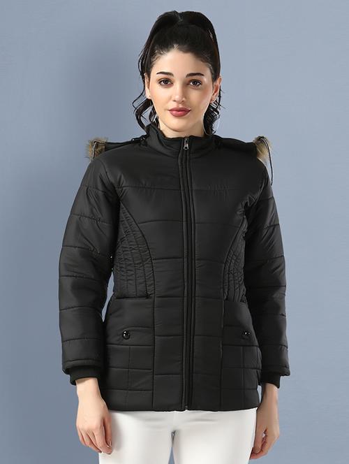hooded neck parka jacket jacket - 18138369 - Very Small Image - 1