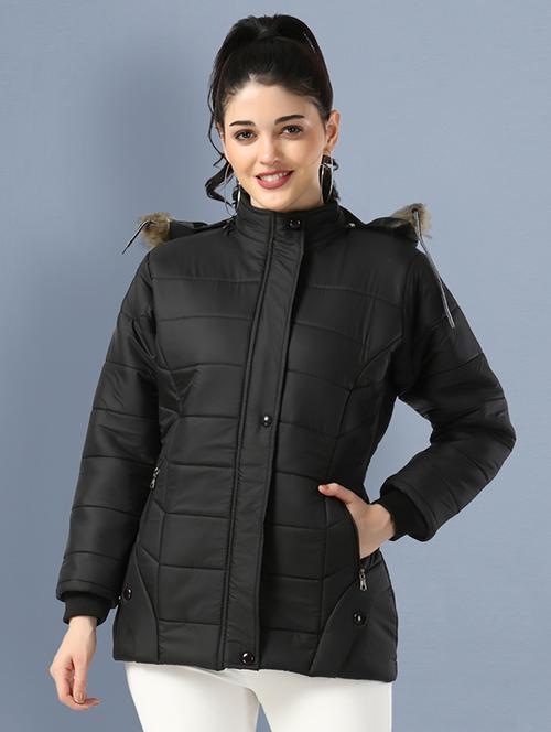hooded neck parka jacket jacket - 18138373 - Very Small Image - 1