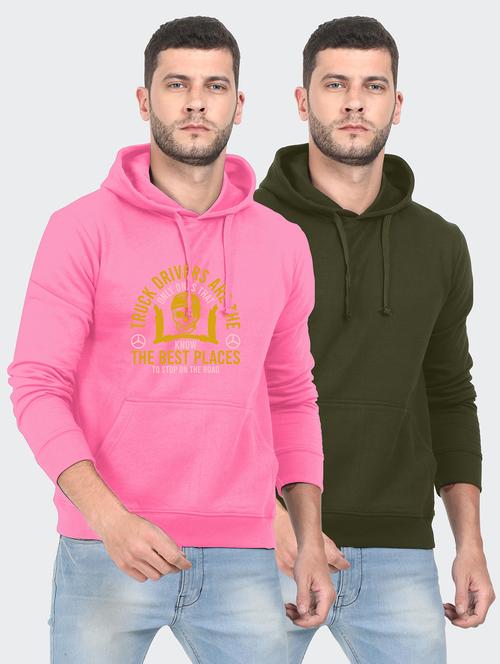 multi colored fleece chest print sweatshirt - 18139016 - Very Small Image - 1