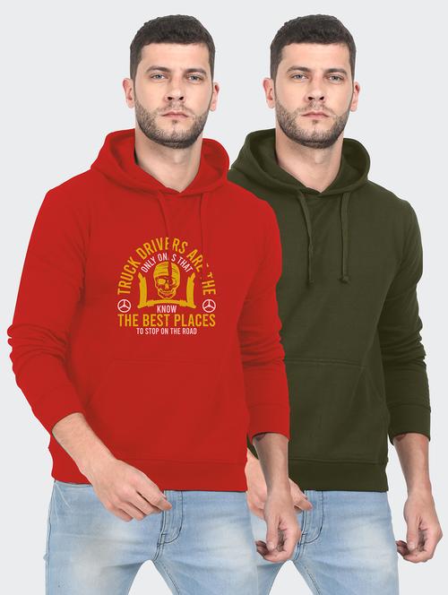 multi colored fleece chest print sweatshirt - 18139077 - Very Small Image - 1