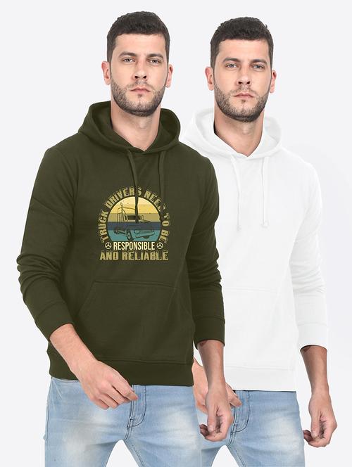 multi colored fleece chest print sweatshirt - 18139120 - Very Small Image - 1