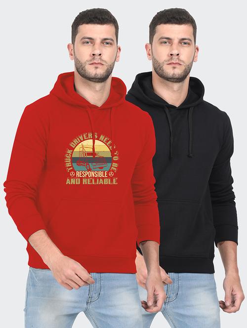 multi colored fleece chest print sweatshirt - 18139142 - Very Small Image - 1