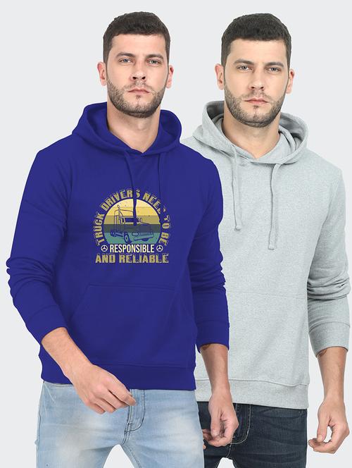 multi colored fleece chest print sweatshirt - 18139151 - Very Small Image - 1