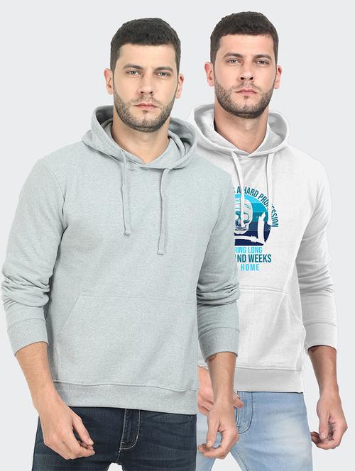 multi colored fleece chest print sweatshirt - 18139161 - Very Small Image - 1