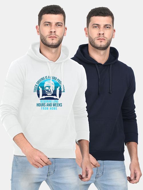 multi colored fleece chest print sweatshirt - 18139174 - Very Small Image - 1