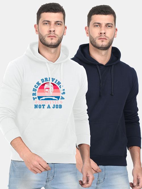 set of 2 chest print sweatshirt - 18139241 - Very Small Image - 1