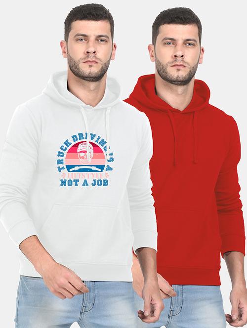 set of 2 chest print sweatshirt - 18139242 - Very Small Image - 1