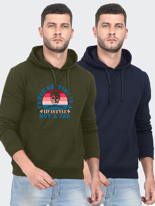 set of 2 chest print sweatshirt - 18139272 - Very Small Image - 1