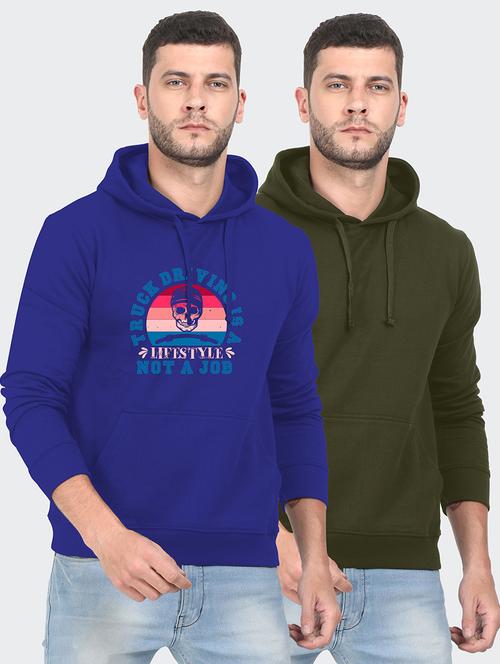 set of 2 chest print sweatshirt - 18139297 - Very Small Image - 1