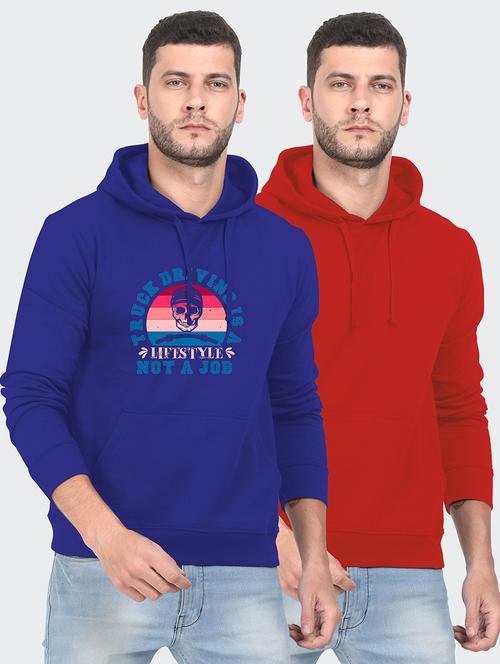 set of 2 chest print sweatshirt - 18139300 - Very Small Image - 1