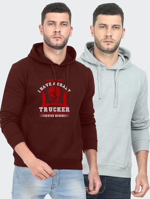 set of 2 chest print sweatshirt - 18139539 - Very Small Image - 1