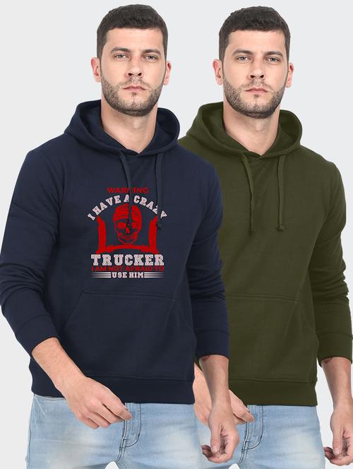 set of 2 chest print sweatshirt - 18139550 - Very Small Image - 1