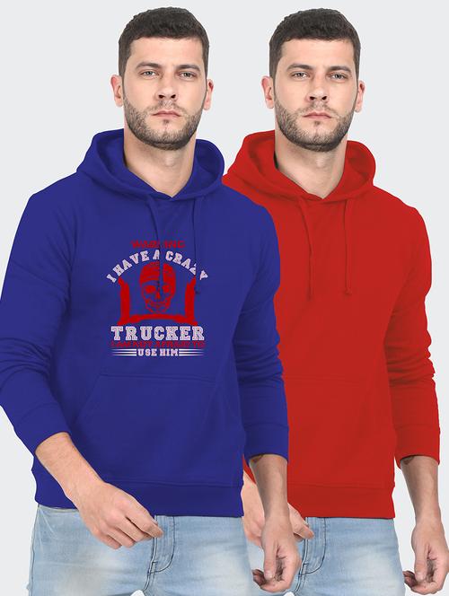 set of 2 chest print sweatshirt - 18139560 - Very Small Image - 1