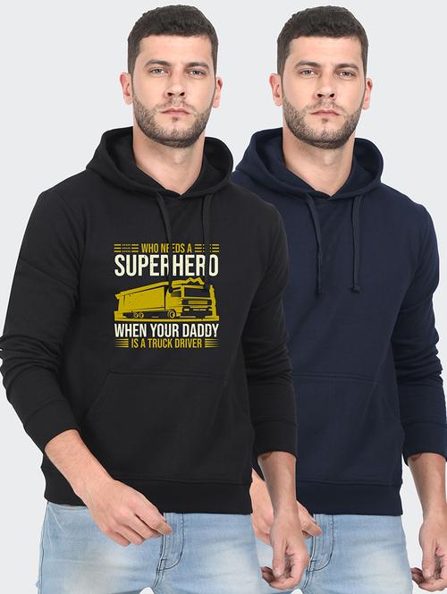 set of 2 chest print sweatshirt - 18139569 - Very Small Image - 1