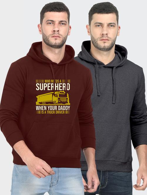 multi colored fleece chest print sweatshirt - 18139596 - Very Small Image - 1