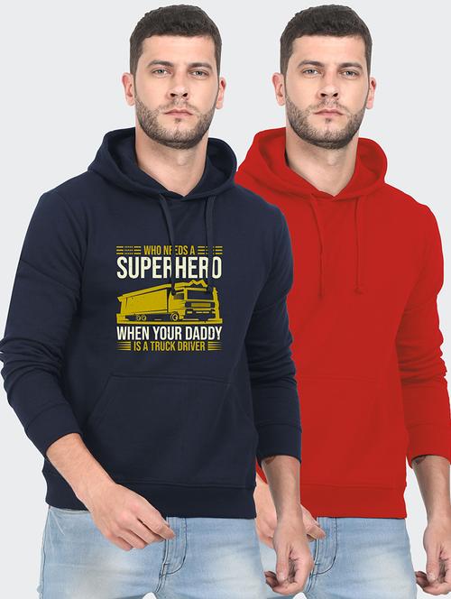 multi colored fleece chest print sweatshirt - 18139611 - Very Small Image - 1