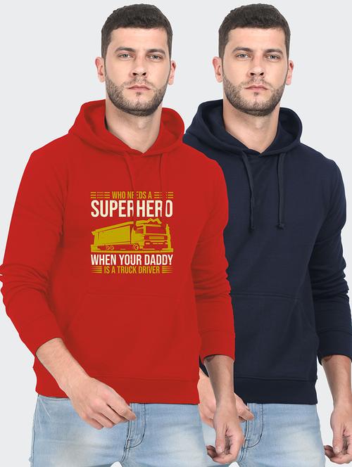 multi colored fleece chest print sweatshirt - 18139620 - Very Small Image - 1