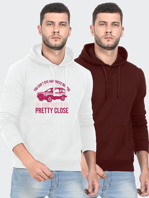 multi colored fleece chest print sweatshirt - 18139636 - Very Small Image - 1