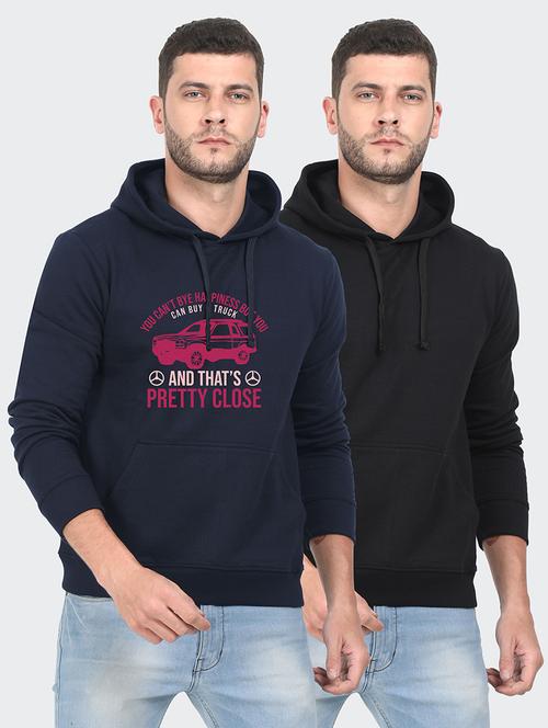 multi colored fleece chest print sweatshirt - 18139682 - Very Small Image - 1