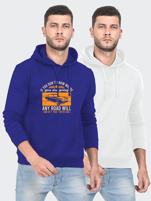 multi colored fleece chest print sweatshirt - 18140076 - Very Small Image - 1