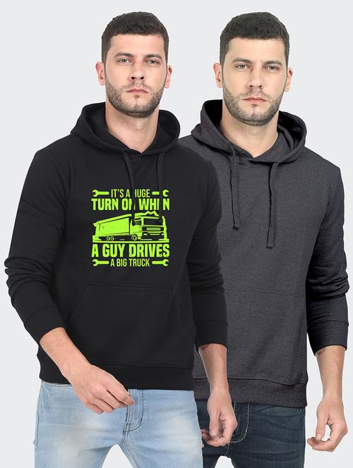 multi colored fleece chest print sweatshirt - 18140089 - Very Small Image - 1