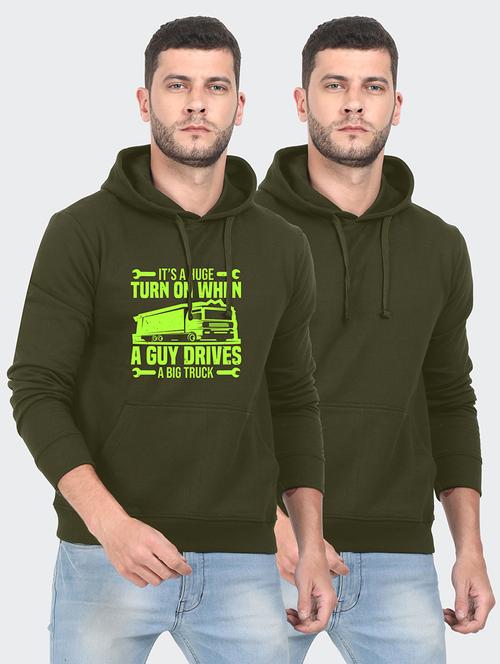 multi colored fleece chest print sweatshirt - 18140112 - Very Small Image - 1