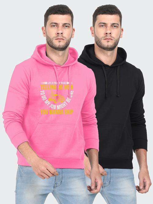 multi colored fleece chest print sweatshirt - 18140156 - Very Small Image - 1