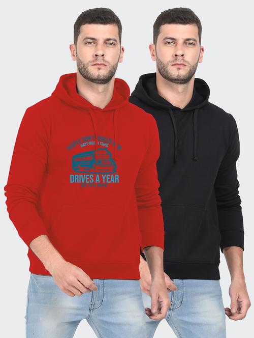 set of 2 chest print sweatshirt - 18140621 - Very Small Image - 1