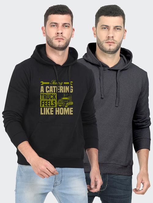 set of 2 chest print sweatshirt - 18140649 - Very Small Image - 1
