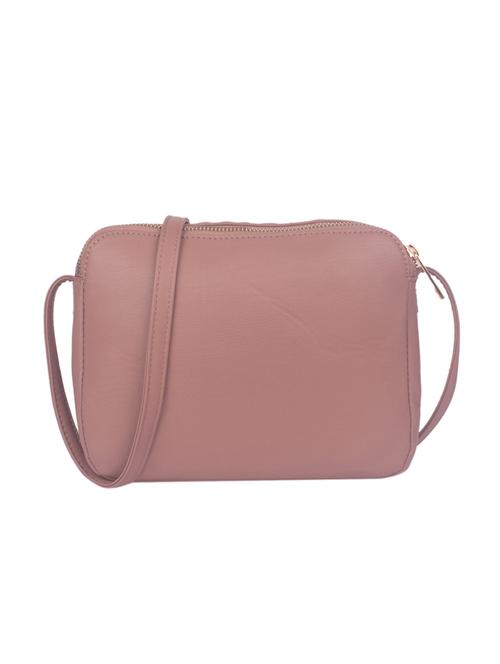 pink leatherette (pu) handbag - 18140735 - Very Small Image - 1