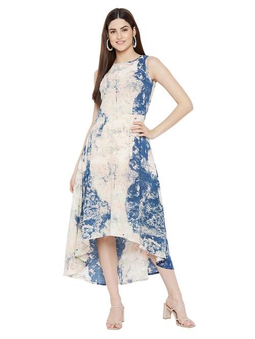 women's high low tie & dye dress - 18141663 - Very Small Image - 1