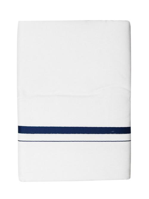 traditional men's 4 mtr white dhoti - 18142375 - Very Small Image - 1