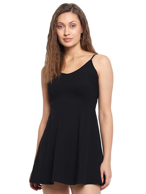 cami neck flared dress - 18142638 - Very Small Image - 1
