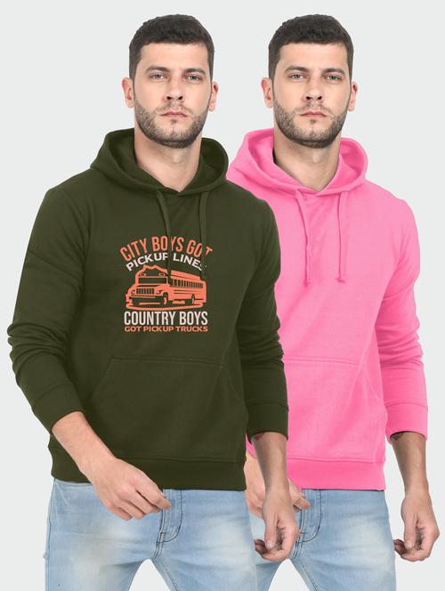 set of 2 chest print sweatshirt - 18143219 - Very Small Image - 1