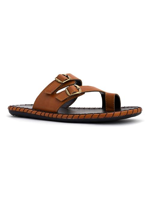 tan synthetic & mesh slip on sandals - 18143574 - Very Small Image - 1
