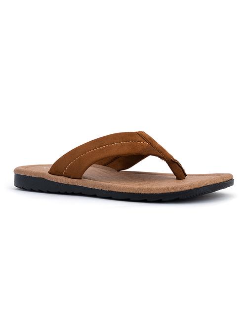 tan synthetic & mesh slip on slippers - 18143584 - Very Small Image - 1
