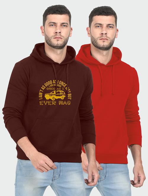 multi colored fleece chest print sweatshirt - 18144146 - Very Small Image - 1