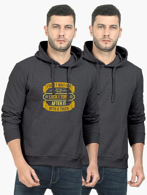 multi colored fleece chest print sweatshirt - 18144209 - Very Small Image - 1