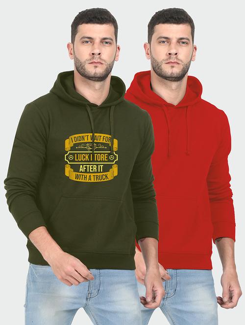 multi colored fleece chest print sweatshirt - 18144224 - Very Small Image - 1