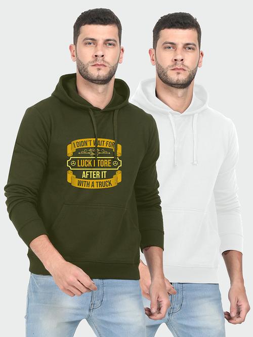 multi colored fleece chest print sweatshirt - 18144226 - Very Small Image - 1