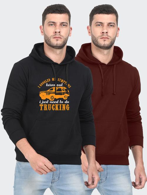 set of 2 printed sweatshirt - 18144425 - Very Small Image - 1