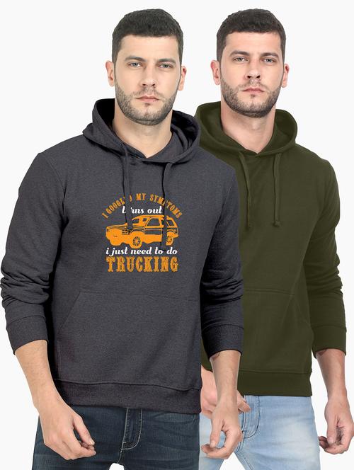 set of 2 printed sweatshirt - 18144435 - Very Small Image - 1
