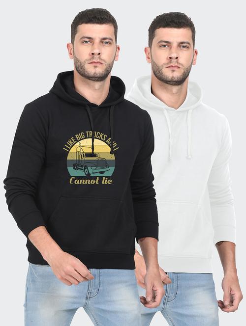 set of 2 chest printed sweatshirt - 18144523 - Very Small Image - 1