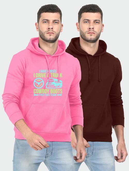 multi colored fleece chest print sweatshirt - 18144877 - Very Small Image - 1