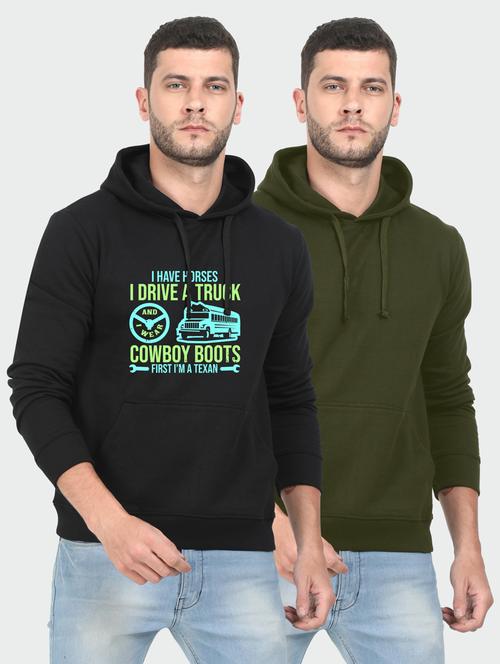 multi colored fleece chest print sweatshirt - 18144886 - Very Small Image - 1