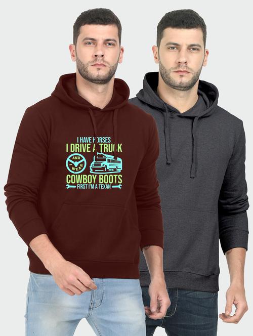 multi colored fleece chest print sweatshirt - 18144915 - Very Small Image - 1